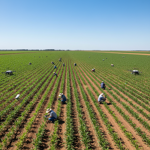 Manual Scouting Fails in Large-Scale Farms